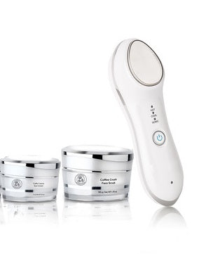 Brightening Vitamin C- 2 Piece Set + Non-surgical Anti-Aging Ultrasonic cream infuser