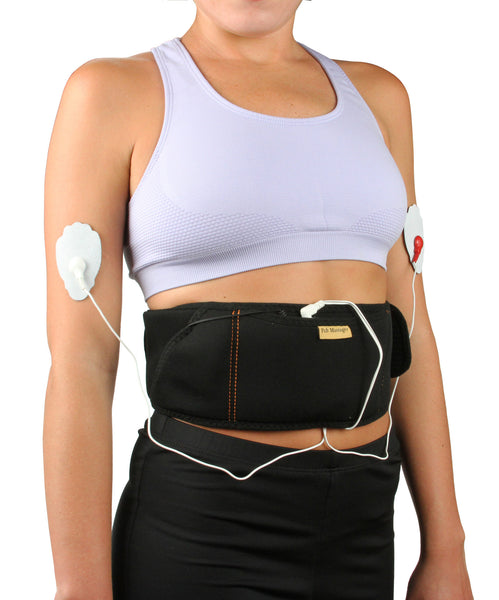 PCH 2 Digital Pulse Massager Combo Set Silver